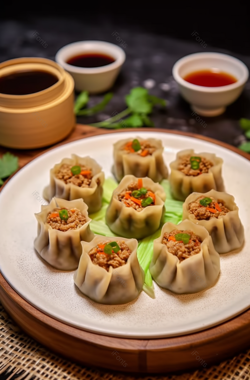 广式茶点烧麦美食点心,高清,摄影图,摄影图片,图片大全,摄影图免费下载